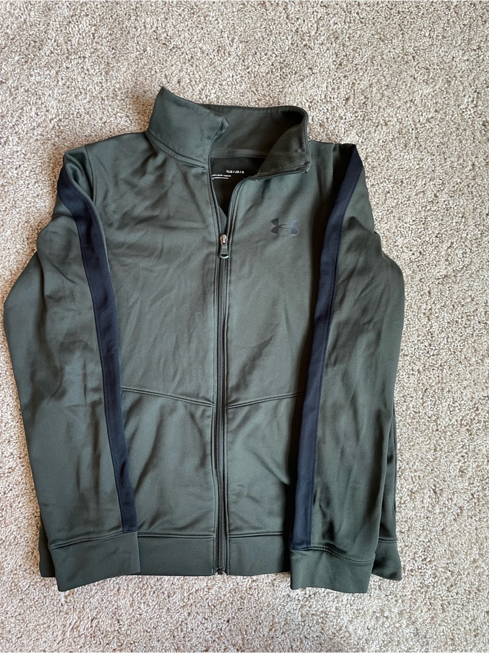Under Armour Olive Green Full-Zip Jacket